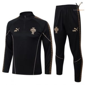 Ensemble Survetement Portugal 2026/2027 noir jaune