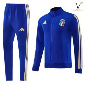 Ensemble Survetement Italie 2026 2027 bleu jaune