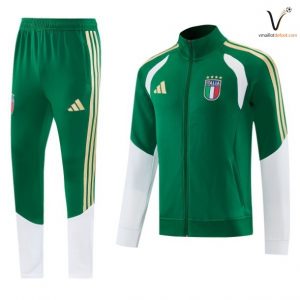 Ensemble Survetement Italie vert blanc 2026/2027