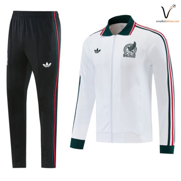 Ensemble Survetement Mexique 2026/2027 blanc