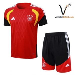 Ensemble Maillot Entrainement Allemagne 2026/2027 rouge noir jaune
