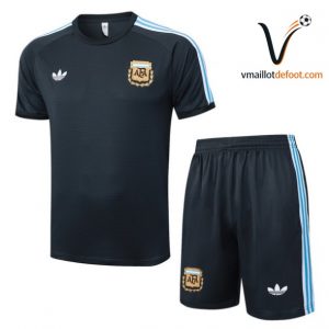 Ensemble Maillot Entrainement Argentine 2026/2027 gris marine