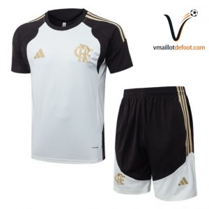 Ensemble Maillot Entrainement Flamengo 2026/2027 jaune blanc