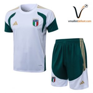 Ensemble Maillot Entrainement Italie 2026/2027 blanc vert