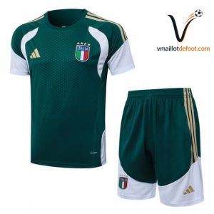 Ensemble Maillot Entrainement Italie 2026/2027 vert blanc