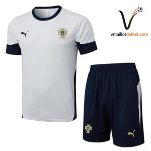 Ensemble Maillot Entrainement Portugal 2026/2027 blanc bleu