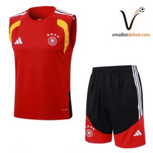 Ensemble Entrainement Sans Manches Allemagne 2026/2027 jaune rouge