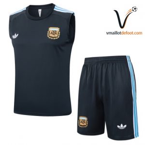 Ensemble Entrainement Sans Manches Argentine 2026/2027 gris marine