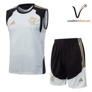 Ensemble Entrainement Sans Manches Flamengo 2026/2027 jaune blanc