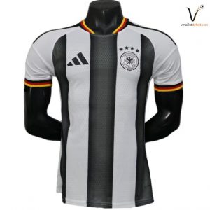 Maillot Extérieur Allemagne Joueurs 2026 2027 blanc noir
