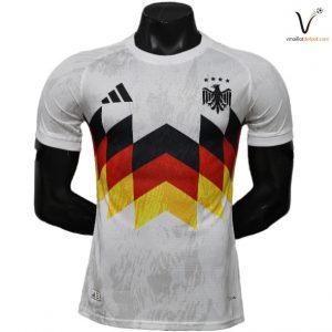 Maillot Extérieur Allemagne Joueurs 2026 2027 blanc noir jaune