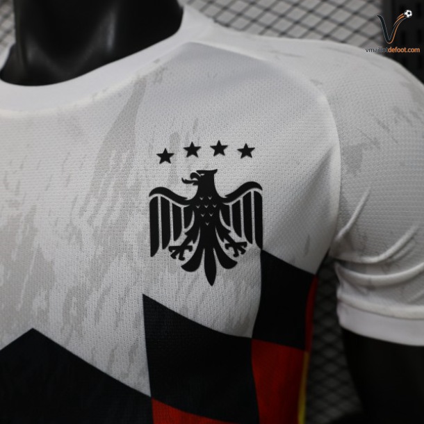 Maillot Extérieur Allemagne Joueurs 2026 2027 blanc noir jaune – Image 2