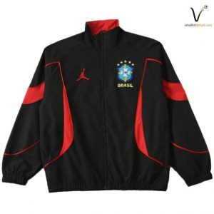 Veste de Survetement Brésil 2026/2027 - rouge noir