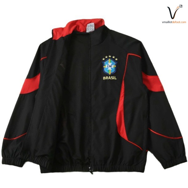 Veste de Survetement Brésil 2026/2027 - rouge noir – Image 2