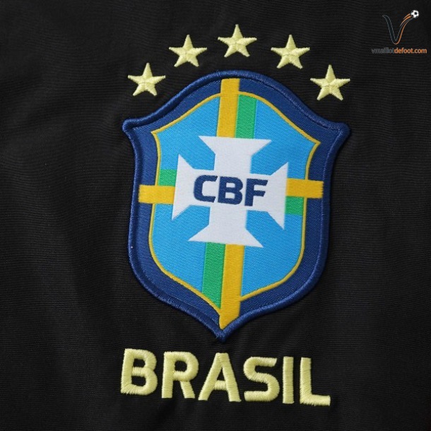 Veste de Survetement Brésil 2026/2027 - rouge noir – Image 3
