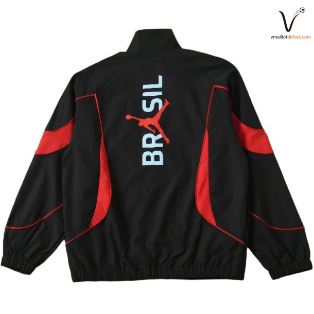 Veste de Survetement Brésil 2026/2027 - rouge noir – Image 4