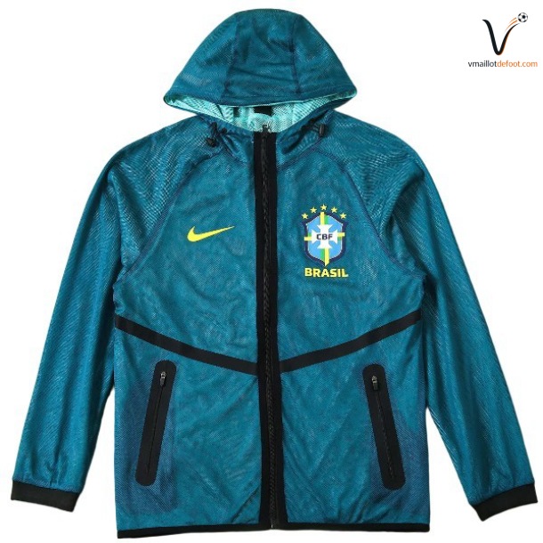 Survetement Brésil Capuche 2026/2027 - vert