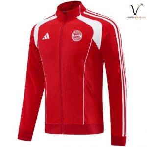 Veste de Survetement Bayern Munich rouge blanc 2025/2026