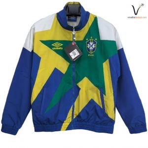 Veste de Survetement Brésil 2026/2027 - bleu jaune vert