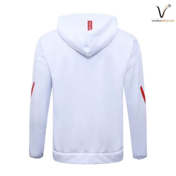 Survetement Bayern Munich Capuche 2025/2026 blanc rouge – Image 2