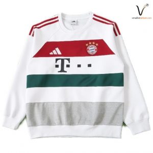Veste de Survetement Bayern Munich 2025/2026 blanc rouge