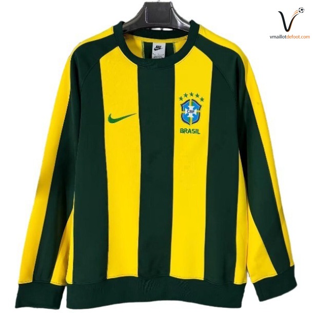 Veste de Survetement Brésil 2026/2027 - jaune vert