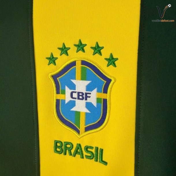 Veste de Survetement Brésil 2026/2027 - jaune vert – Image 2