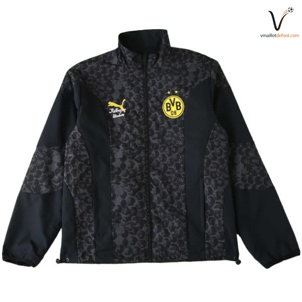 Veste de Survetement Dortmund 2025/2026 - noir