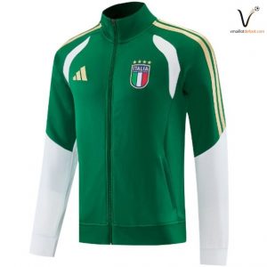 Veste de Survetement Italie 2026 2027 vert blanc