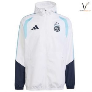 Survetement Argentine Capuche 2026/2027 blanc bleu