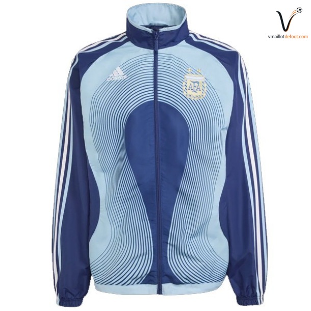 Survetement Argentine Capuche 2026/2027 bleu marine