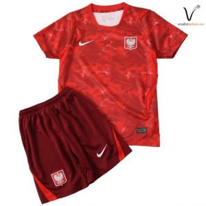 Maillot Extérieur Ensemble Pologne Enfant 2026 2027