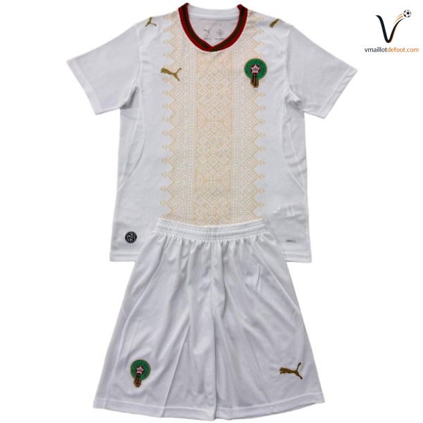 Maillot Extérieur Ensemble Maroc Enfant 2026 2027