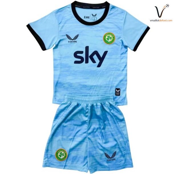 Maillot Gardien Ensemble Irlande Enfant 2026 2027 bleu