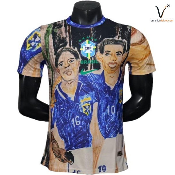 Maillot Brésil Special Joueurs 2026/2027 bleu noir