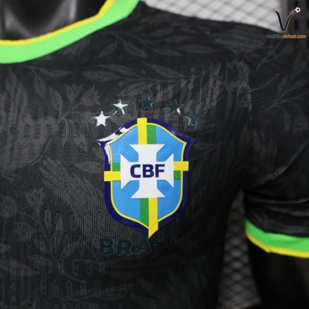 Maillot Brésil Special Joueurs 2026/2027 noir jaune vert – Image 2