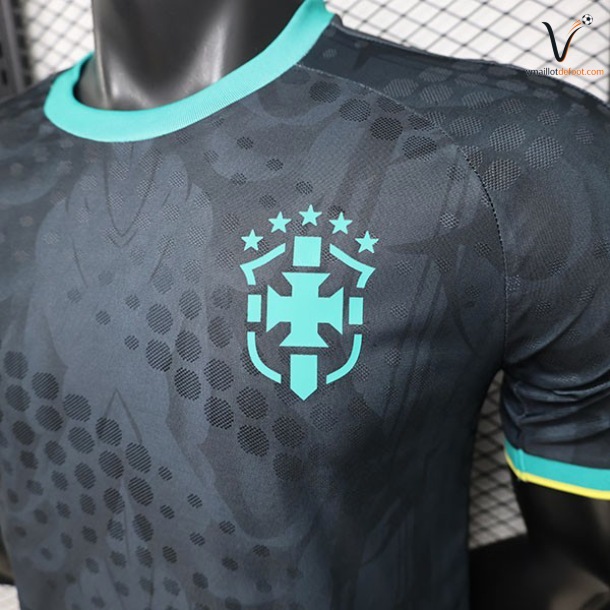 Maillot Brésil Special Joueurs 2026/2027 noir vert – Image 2