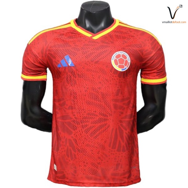 Maillot Colombie Special Joueurs 2026/2027 rouge jaune