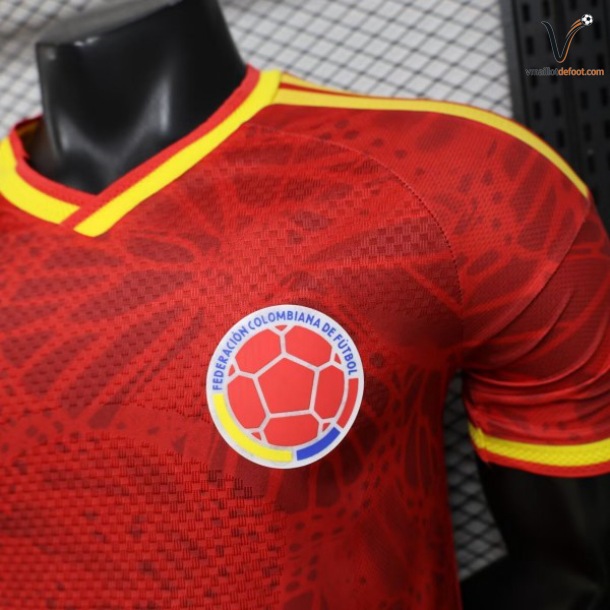 Maillot Colombie Special Joueurs 2026/2027 rouge jaune – Image 2