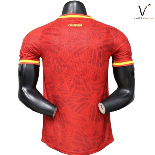 Maillot Colombie Special Joueurs 2026/2027 rouge jaune – Image 3