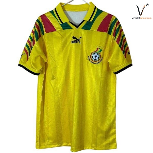 Maillot Ghana Special 2026 2027 jaune rouge