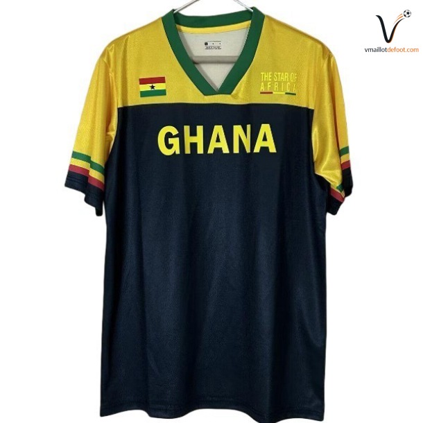 Maillot Ghana Special noir jaune 2026 2027