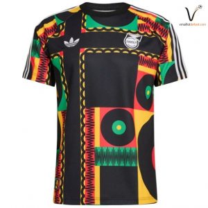 Maillot Jamaique Special 2026 2027 noir jaune
