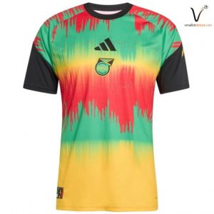 Maillot Jamaique Special 2026 2027 rouge vert noir
