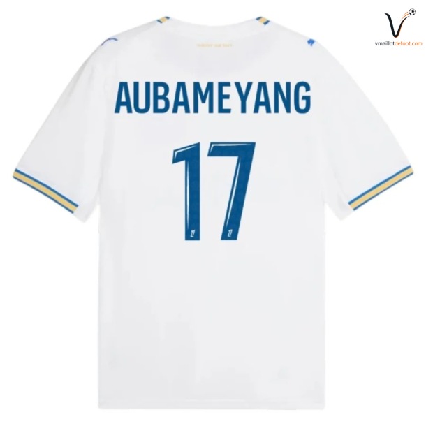 Maillot Domicile Olympique de Marseille Aubameyang 2026 2027