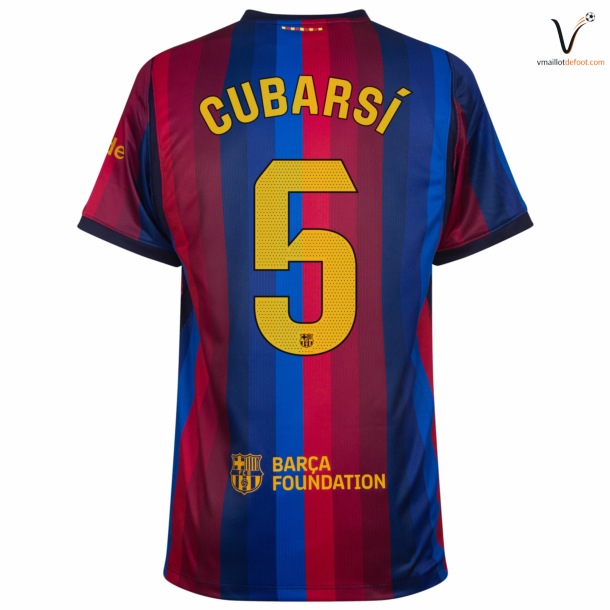 Maillot Barcelone Cubarsí 2026 2027 Domicile