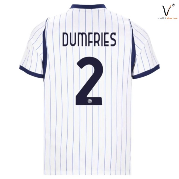Dumfries Inter Milan Maillot de foot Extérieur 2026 2027