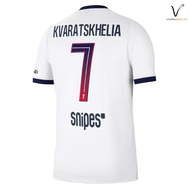 Maillot Extérieur Du Paris Saint Germain Kvaratskhelia 2026 2027