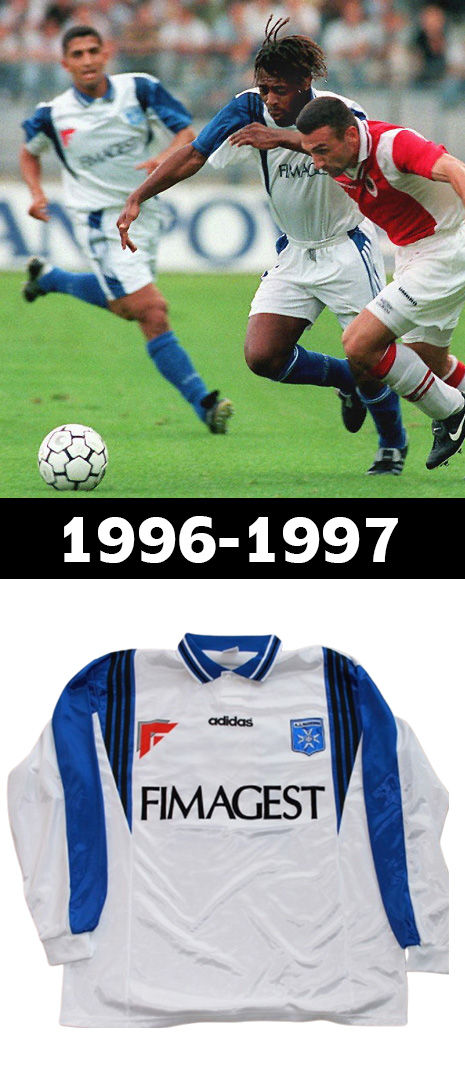 Maillot Domicile AJ Auxerre 1996-1997
