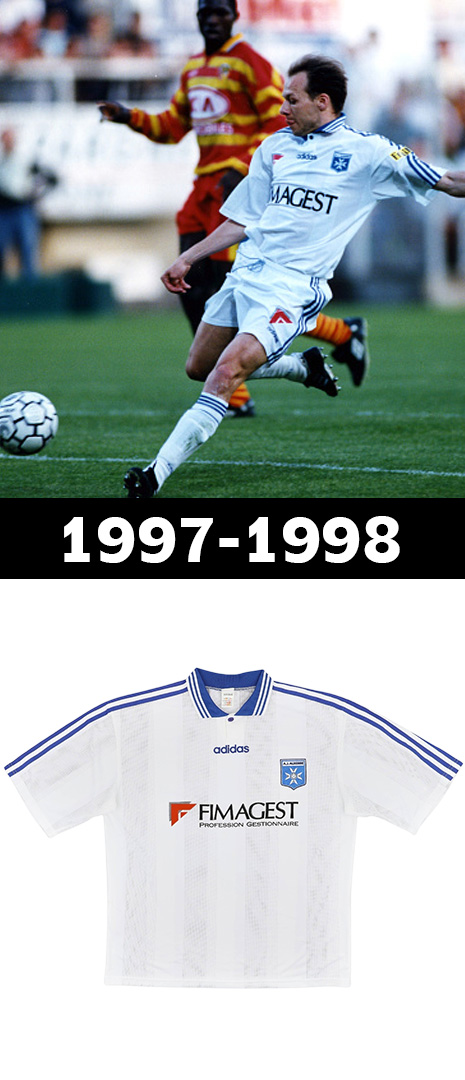 Maillot Domicile AJ Auxerre 1997-1998